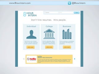 www.8hourintern.com   @8hourintern
 