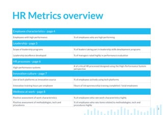 8 HR Metrics for OD (tai lieu tham khao) | PDF