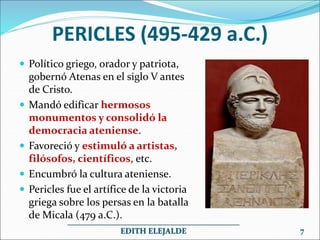EL SIGLO DE PERICLES 1 | PPTX