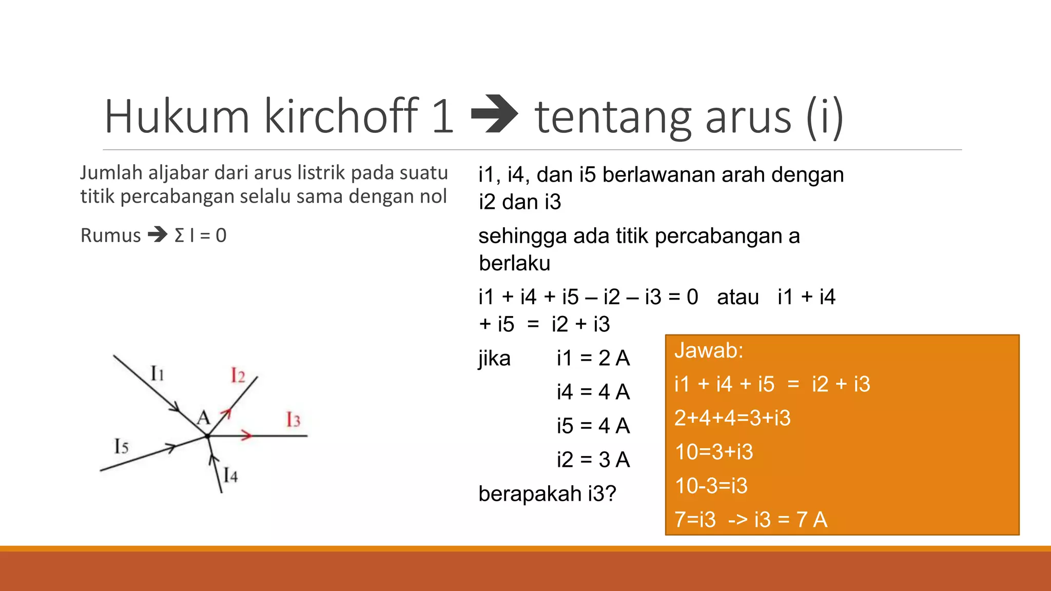 8 hukum kirchoff plus contoh soal | PPTX