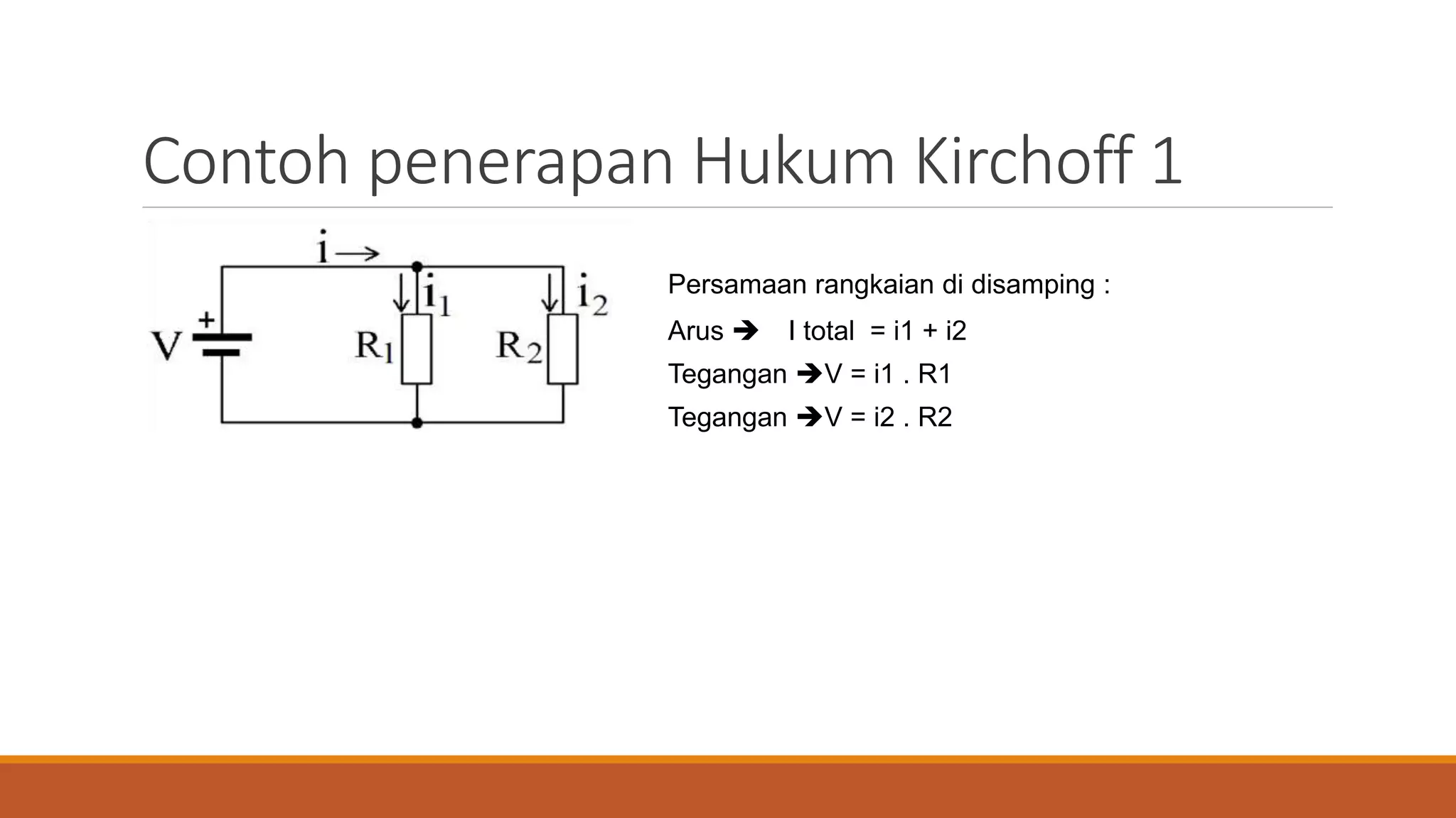 8 hukum kirchoff plus contoh soal | PPTX