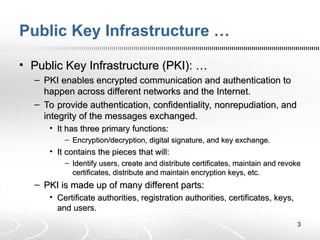 (8)ICT3303 - Elementary Cryptography - Public Key Infrastructure.ppt