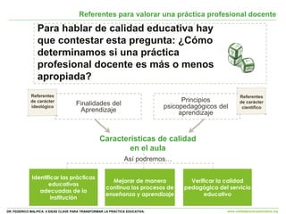 8 Ideas Clave para Transformar la Practica Educativa | PPT