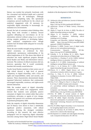 AI Literacy and Digital Citizenship Competence of Senior High School ...