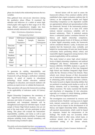 AI Literacy and Digital Citizenship Competence of Senior High School ...