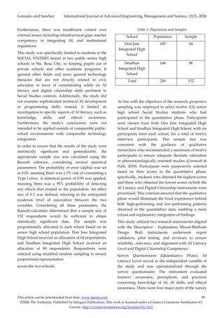 AI Literacy and Digital Citizenship Competence of Senior High School ...