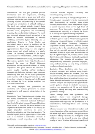 AI Literacy and Digital Citizenship Competence of Senior High School ...
