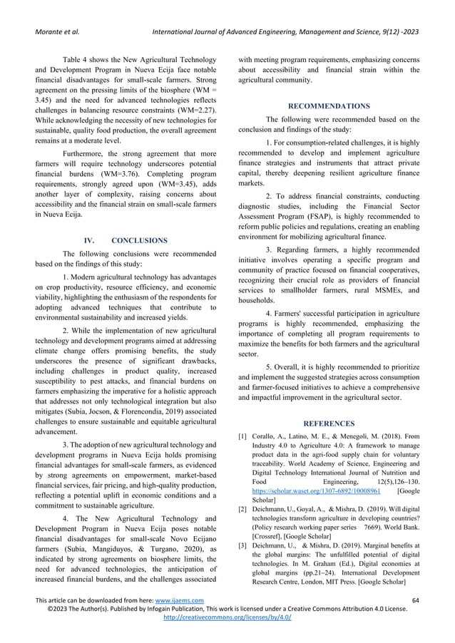 Advantages and Disadvantages of Implementing Modern Agricultural