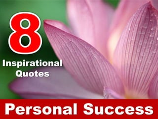 8 Inspirational Quotes Personal Success 