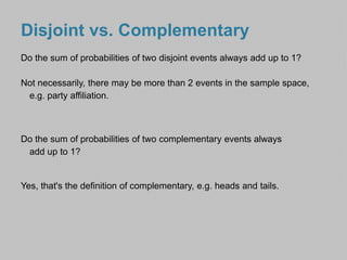 Introduction to probability | PPTX