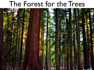 The Forest for the Trees
 