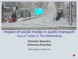 L'impacte de les xarxes socials al transport públic | PPT