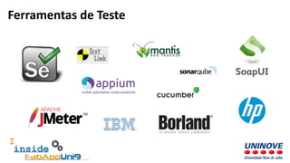 Ferramentas de Teste
 