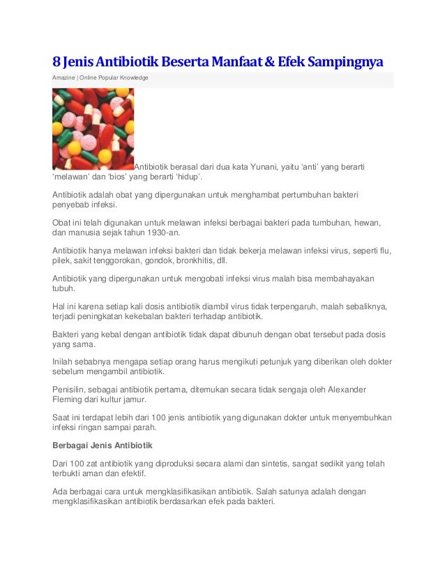 jenis 8 antibiotik obat 8 jenis manfaat antibiotik beserta jenis 8 antibiotik obat 8 jenis manfaat antibiotik beserta