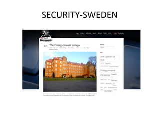 SECURITY-SWEDEN
 