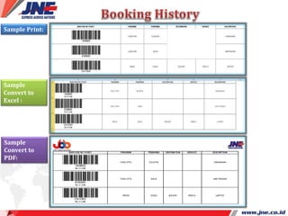 Sample Print:
Sample
Convert to
Excel :
Sample
Convert to
PDF:
 