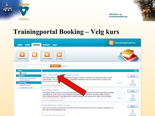 Trainingportal Booking – Velg kurs 