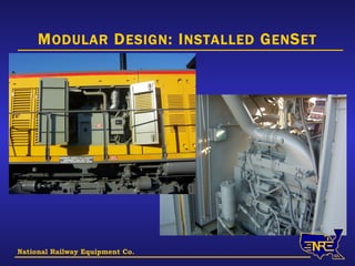 National Railway Equipment Co. M ODULAR  D ESIGN : I NSTALLED  G EN S ET 