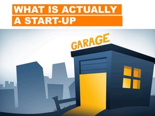 WHAT IS ACTUALLY
A START-UP
 