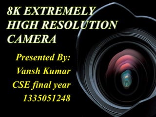 Presented By:
Vansh Kumar
CSE final year
1335051248
 