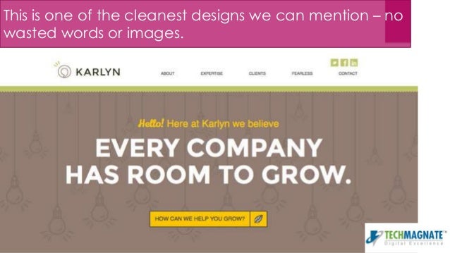 cleanest website designs