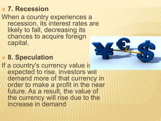8 key factors that affect foreign exchange rates