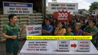Bakit tumataas ang presyo kapag mas maraming gustong bumili?
 
