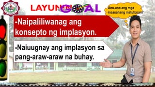 LAYUNIN:
-Naipaliliwanag ang
konsepto ng implasyon.
-Naiuugnay ang implasyon sa
pang-araw-araw na buhay.
Anu-ano ang mga
inaasahang matutunan?
 