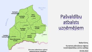 Baiba Kūma,
Kurzemes plānošanas reģiona
Uzņēmējdarbības centra vadītāja
03.06.2022
 