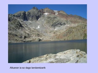 Altueran ia ez dago landaretzarik 