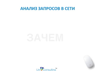 АНАЛИЗ	ЗАПРОСОВ	В	СЕТИ
ЗАЧЕМ
 