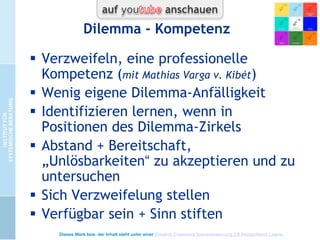Chancenreiche Haltungen

Dieses Werk bzw. der Inhalt steht unter einer Creative Commons Namensnennung 3.0 Deutschland Lizenz.

 