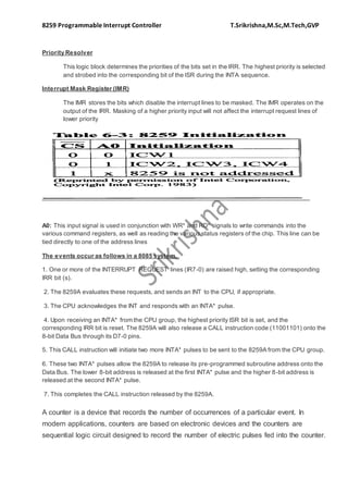 8259 programmable interrupt controller | DOCX