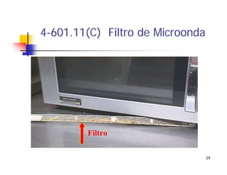 39
4-601.11(C) Filtro de Microonda
Filtro
 