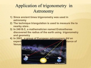 conclusion
TRIGONOMETRY IS A BRANCH OF
MATHEMATICS WITH SEVERAL
IMPORTANT AND USEFUL
APPLICATIONS.HENCE IT
ATTRACTSMORE AN...