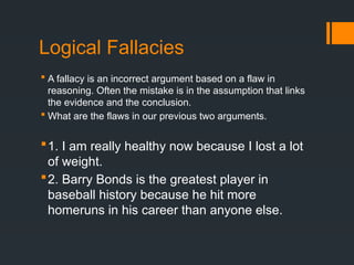 8 Logical FallaciesARGUMENTS AND COUNTERCLAIMS Slideshow copy.pptx