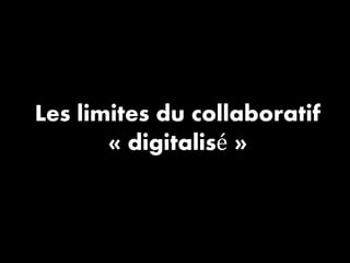 Limits of a « digital »
sharing system.
www.listminut.com
 