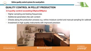 Sistema de control online de calidad de pellets de madera