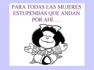 8 marzo. Día Internacional de la Mujer 