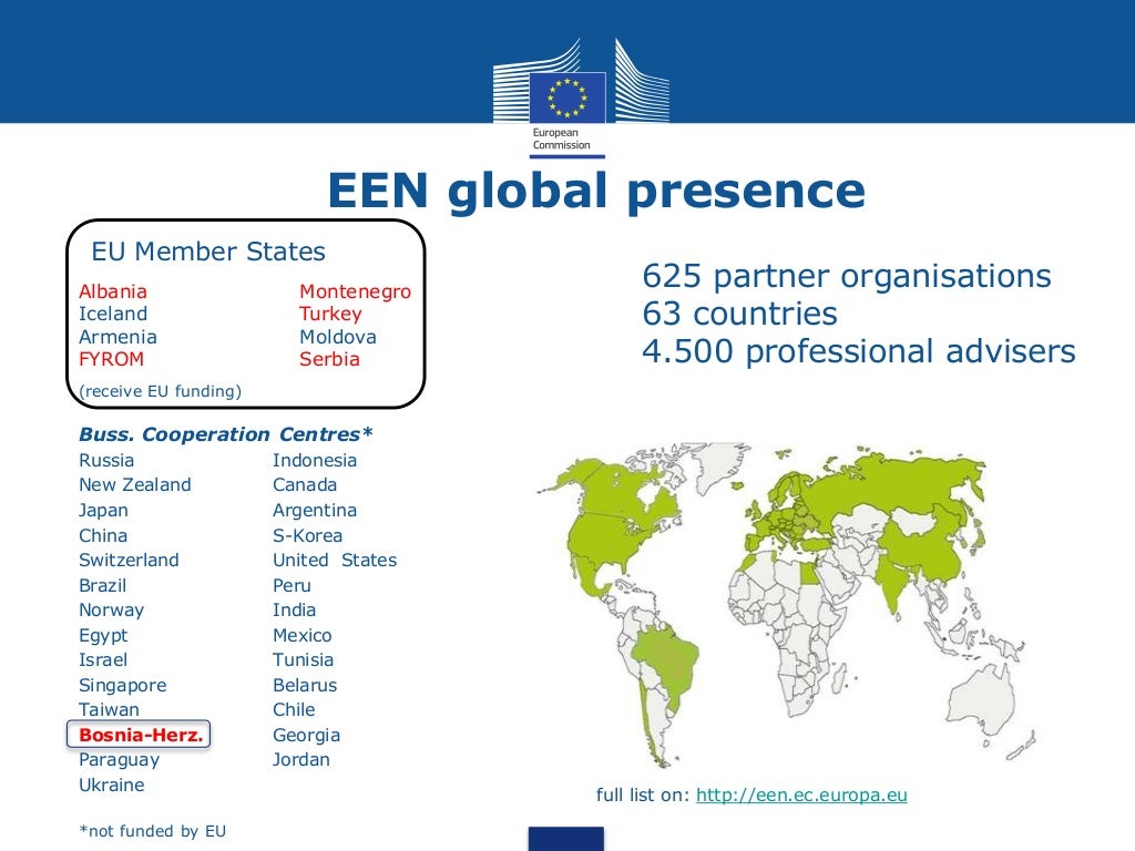 Opportunities deriving from vthe Enterprise Europe Network