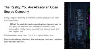 Why contributing to open source is a business imperative, and how to do ...