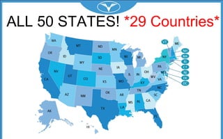 ALL 50 STATES! *29 Countries*
 