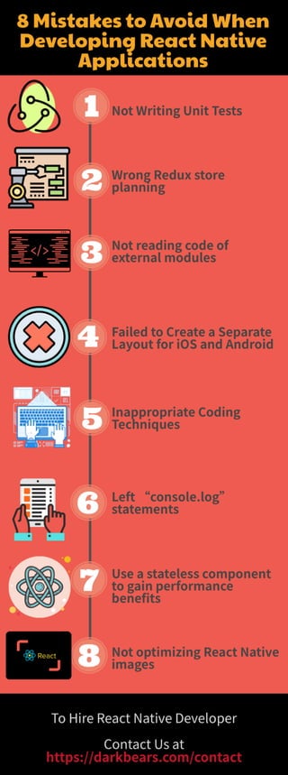 8 mistakes to avoid while developing react native apps