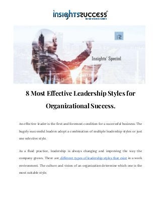 12 Leadership Styles Of The Most Successful Ceos Ever – BUAOS