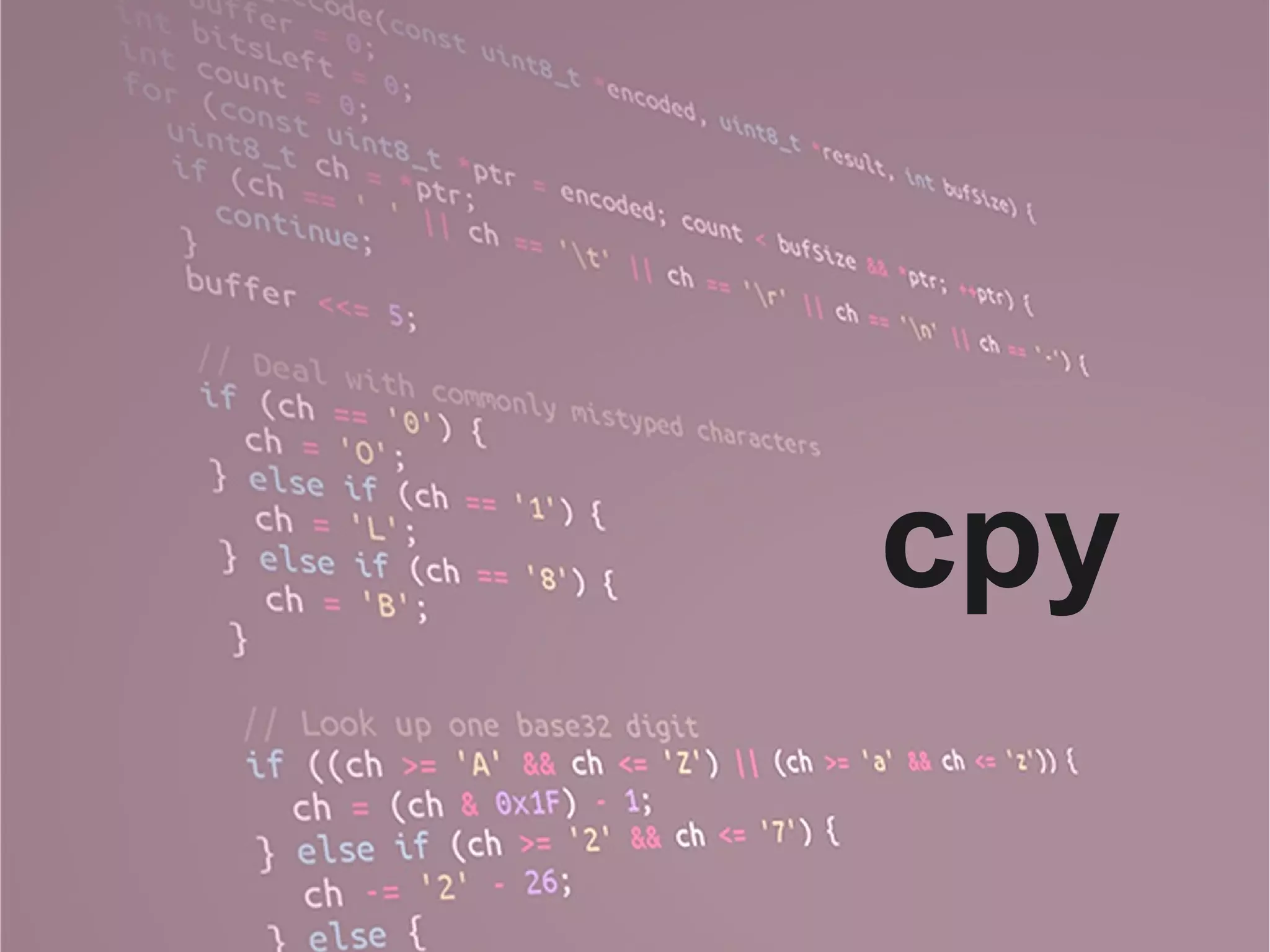 cpy
 