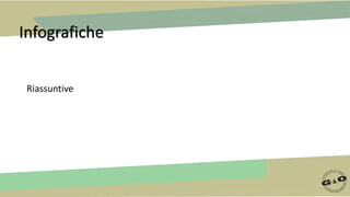 Infografiche
Riassuntive
 