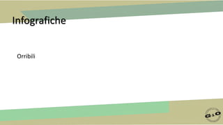 Infografiche
Orribili
 