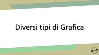 Diversi tipi di Grafica
 