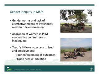 Multi-stakeholder forums as innovation for natural resource management?