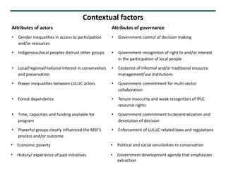 Multi-stakeholder forums as innovation for natural resource management?
